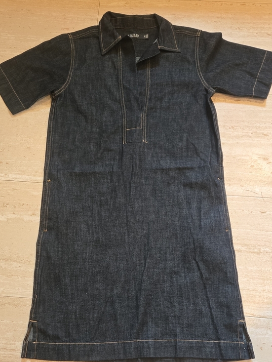 Lauren Ralph Lauren Dresses & Skirts - LAUREN Ralph Lauren Black Denim Collared Midi Dress